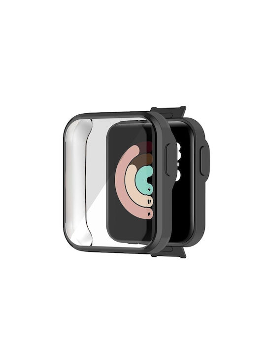 Full Cover Θήκη Σιλικόνης σε Μαύρο χρώμα για το Mi Watch Lite Full Cover Θήκη Σιλικόνης σε Μαύρο χρώμα για το Mi Watch Lite