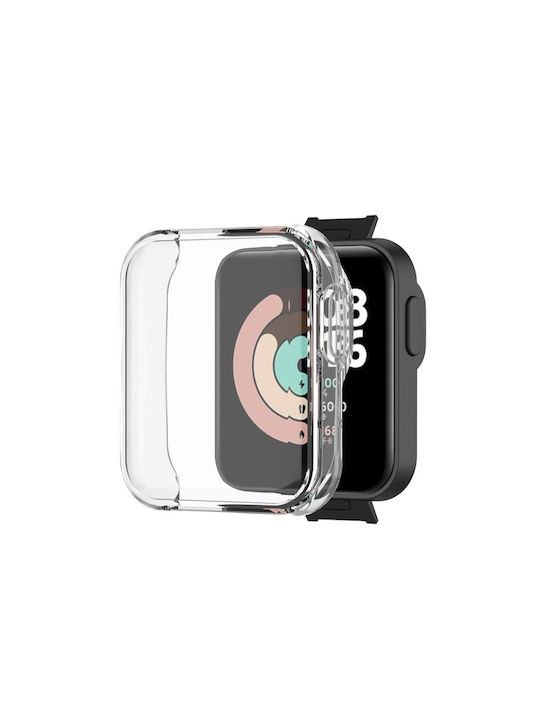 Full Cover Θήκη Σιλικόνης σε Διάφανο χρώμα για το Mi Watch Lite Full Cover Θήκη Σιλικόνης σε Διάφανο χρώμα για το Mi Watch Lite