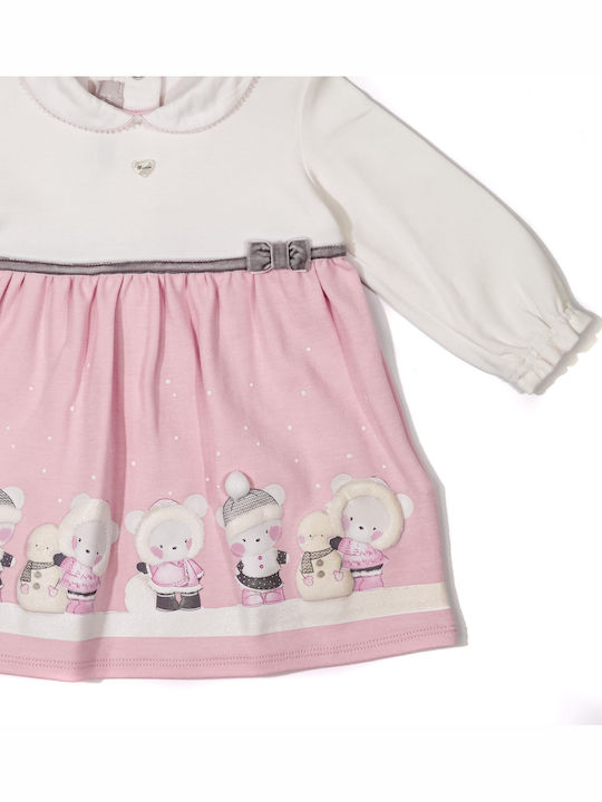 Children's Dress Long Sleeve Pink
