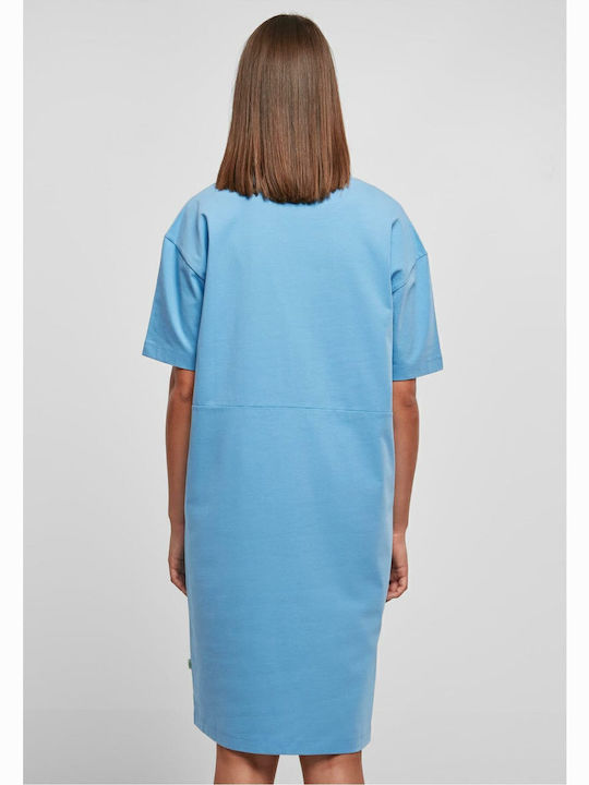 Καλοκαιρινό Mini Αθλητικό Φόρεμα T-shirt Κοντομάνικο Horizonblue