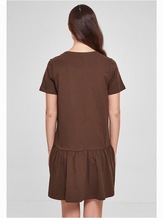 Urban Classics Summer Mini Dress Brown