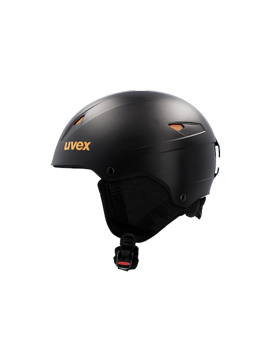 Uvex Eco Κράνος για Σκι & Snowboard σε Μαύρο Χρώμα