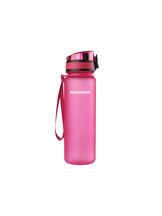 Aquaphor City με Φίλτρο 500ml Ροζ