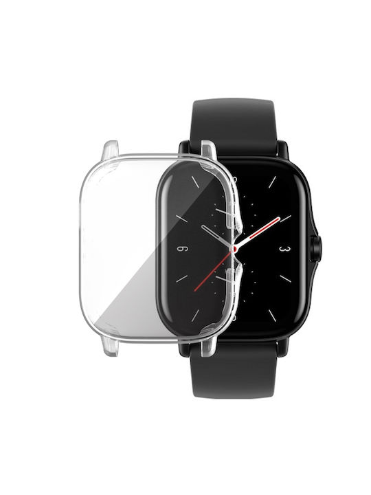 Full Cover Πλαστική Θήκη σε Διάφανο χρώμα για το Amazfit GTS 3