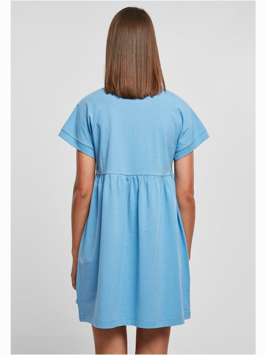 Urban Classics Sommer Mini Kleid Horizonblue