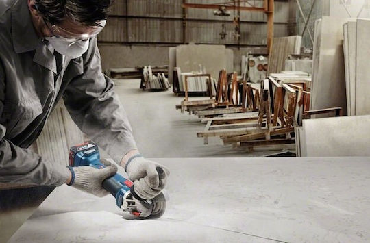 Bosch GWS 18V-10 Τροχός 125mm Μπαταρίας 18V Solo