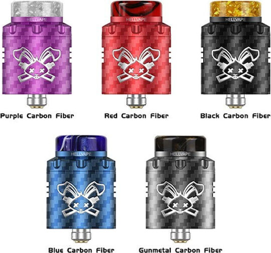 Hellvape Dead Rabbit V3 Atomizor pentru Țigări Electronice RDA 24mm Argint