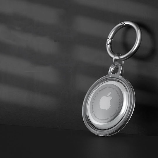 Tech-Protect Icon Θήκη Μπρελόκ Σιλικόνης για AirTag σε Διάφανο χρώμα