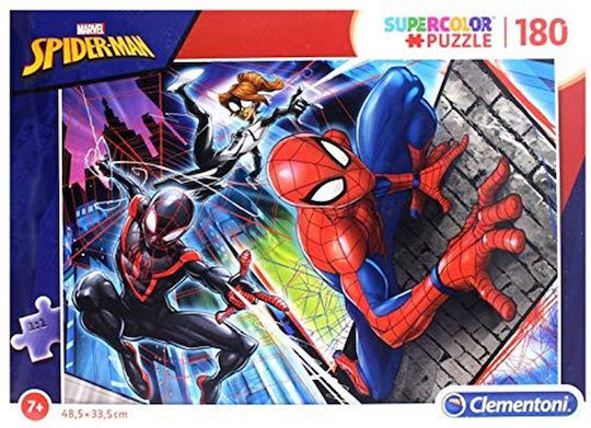 Детски Пъзел Spider Man Super Color за 7+ Години 180бр Clementoni