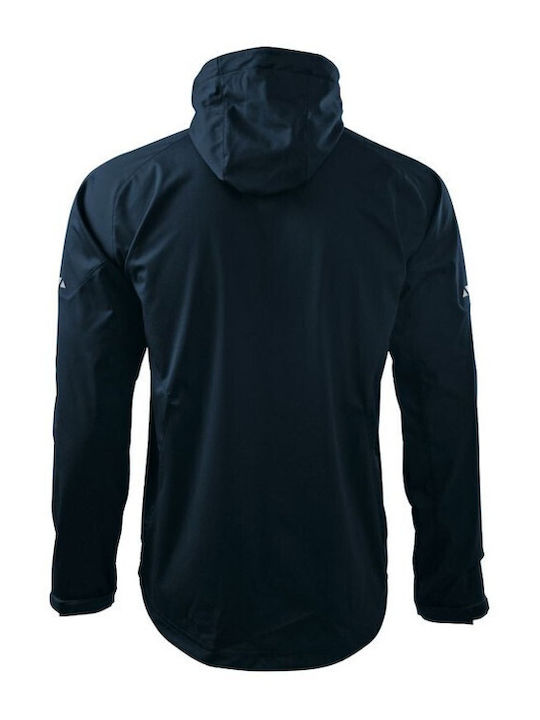 Malfini Men's Winter Softshell Jacket Waterproof and Windproof Navy Blue