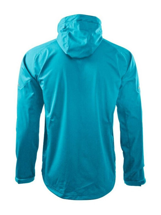 Malfini Men's Winter Softshell Jacket Waterproof and Windproof Light Blue