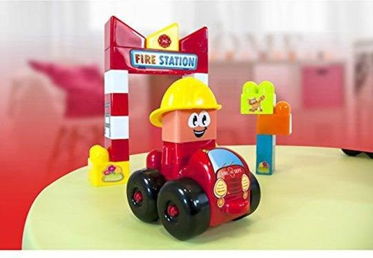 Miniland Miniland Bauklötze Super Blocks Feuerwache Für 1,5+ Jahre 22 Stück