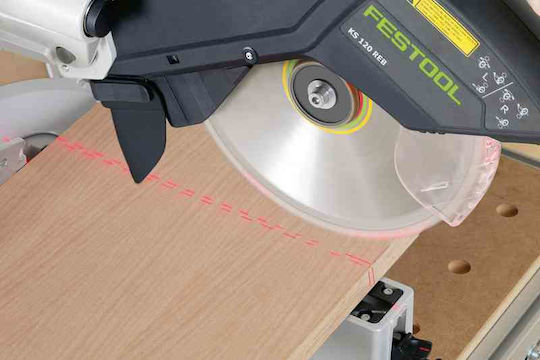 Festool KS 120 REB GB Φαλτσοπρίονο Ρεύματος 1600W Συρόμενο με Οδηγό Laser