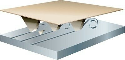 3M Cubitron™ II Hookit™ 775L Orbital Sander Sanding Sheet K320 with Holes 125x125mm