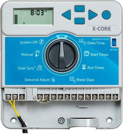 Hunter Industries X-Core XC-2 Indoor Προγραμματιστής Ποτίσματος Πίνακα Ρεύματος 2 Στάσεων