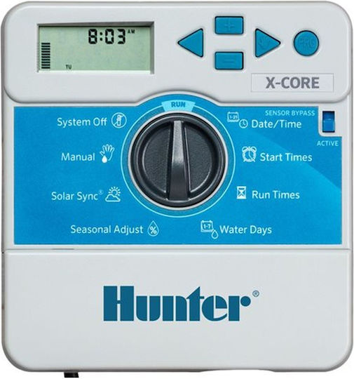 Hunter Industries X-Core XC-2 Indoor Προγραμματιστής Ποτίσματος Πίνακα Ρεύματος 2 Στάσεων