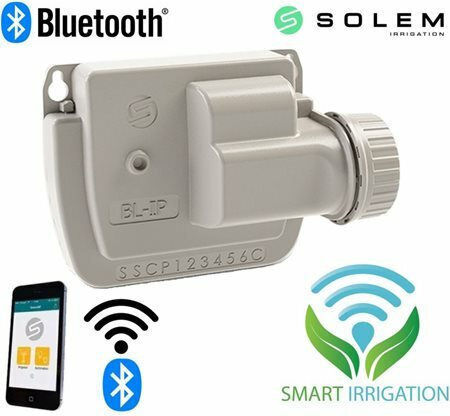 Solem BL-IP2 Προγραμματιστής Ποτίσματος Βρύσης Μπαταρίας Με Ηλεκτροβάνα 2 Στάσεων με Bluetooth