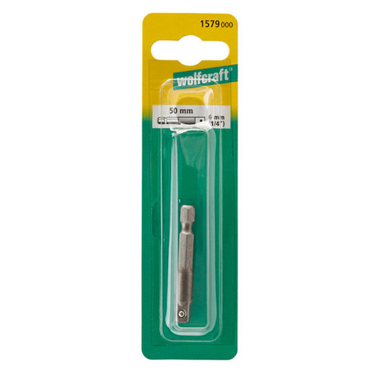 Wolfcraft Adaptor cu Priză HEX și Ieșire 1/4''