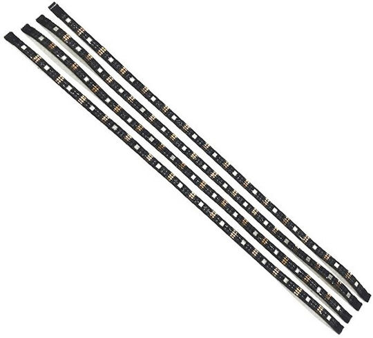 LED-Streifen Fernseher USB 5V RGB Licht 4x50cm Typ SMD5050 mit Netzteil & Fernbedienung