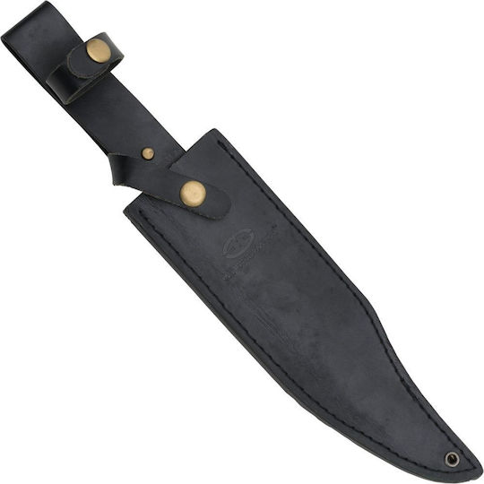 WithArmour Bowie Μαχαίρι Μαύρο σε Δερμάτινη Θήκη