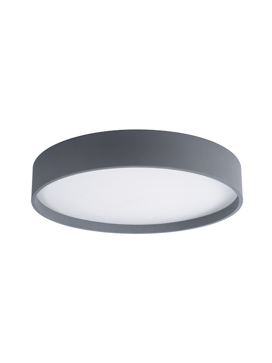 GloboStar Narnia Ceiling Mount Light 60cm Gray with Integrated LED and Remote Control