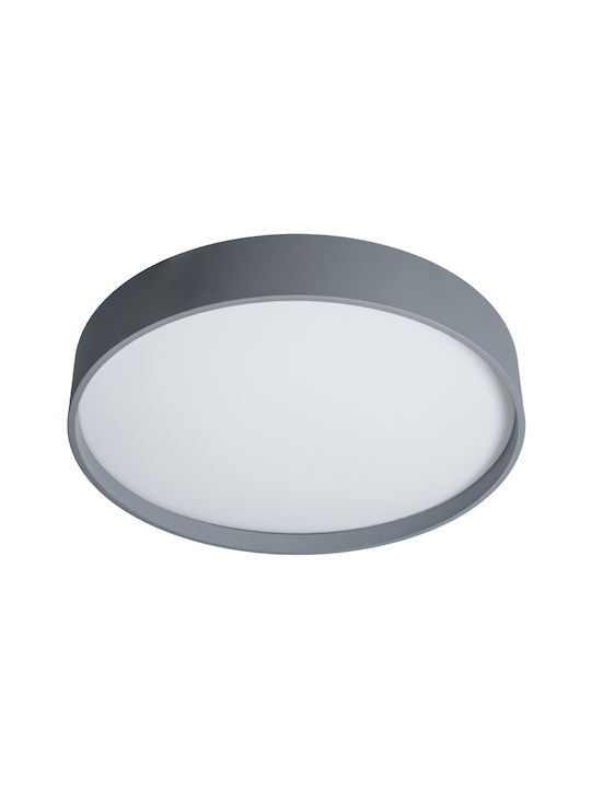 GloboStar Narnia Ceiling Mount Light 60cm Gray with Integrated LED and Remote Control
