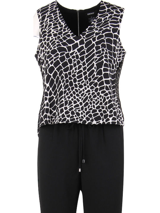 Women's Sleeveless One-piece Suit Black