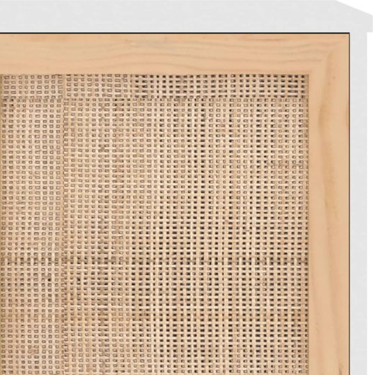 Μπουφές από Μασίφ Ξύλο Μπεζ 105x30x60cm