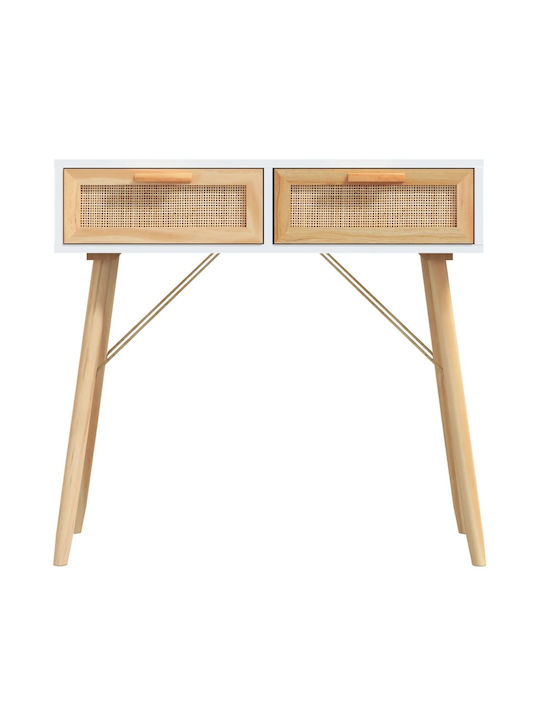 Solid Wood Console Table L80xW30xH75cm