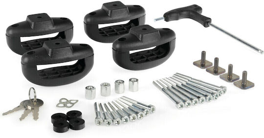Nordrive Pro Slider Evo Car Ski Mounts Suitable for 6 Ski Pairs or 4 Snowboards