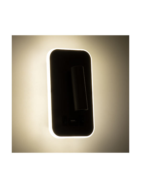 GloboStar Lady-o Monos LED Alb Natural Spot în Culoare Gri