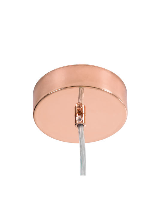 GloboStar Baron Lumini Suspendate Cupru LED Cu Bianco Reglabil Lumină Cu Pantaloni Evazați 25x25cm