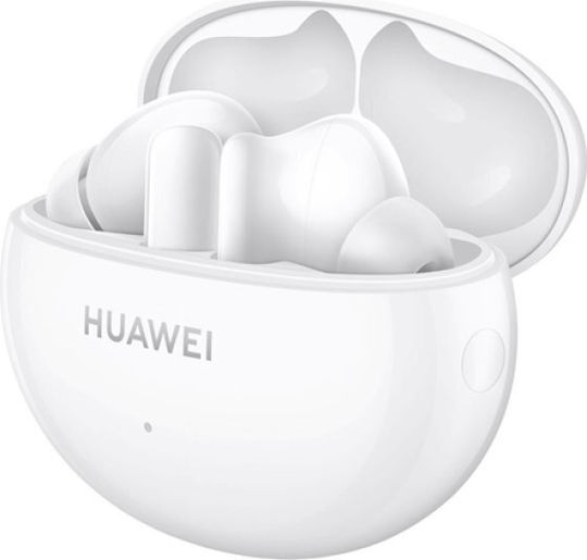 Huawei Freebuds 5i Bluetooth Handsfree Earphones with Sweat Resistance and Charging Case Ceramic White