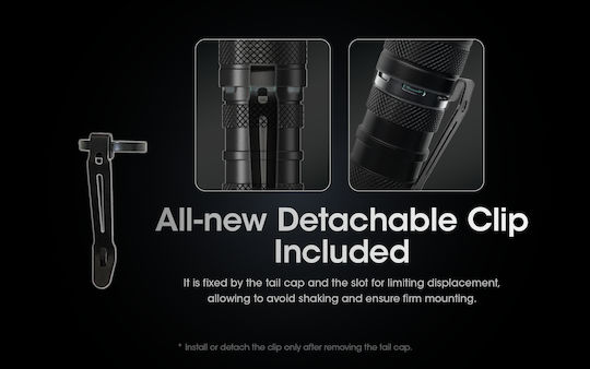 NiteCore LED IP68 с Максимална Яркост 2100лм SRT6i Черен