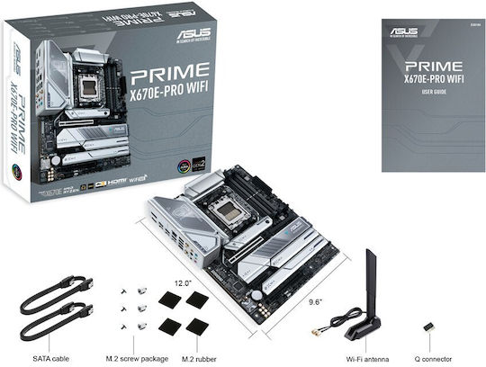 Asus Prime X670E-PRO WIFI Motherboard ATX με AMD AM5 Socket 90MB1BL0-M0EAY0