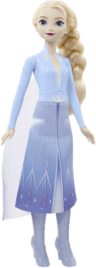 Mattel Puppe Frozen Elsa Hellblaues Kleid für 3+ Jahre