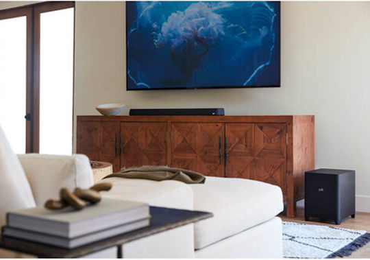 Polk Audio MagniFi MAX AX SR Soundbar 7.1.2 Bluetooth, HDMI και Wi-Fi 400W με Ασύρματο Subwoofer και Τηλεχειριστήριο Μαύρο