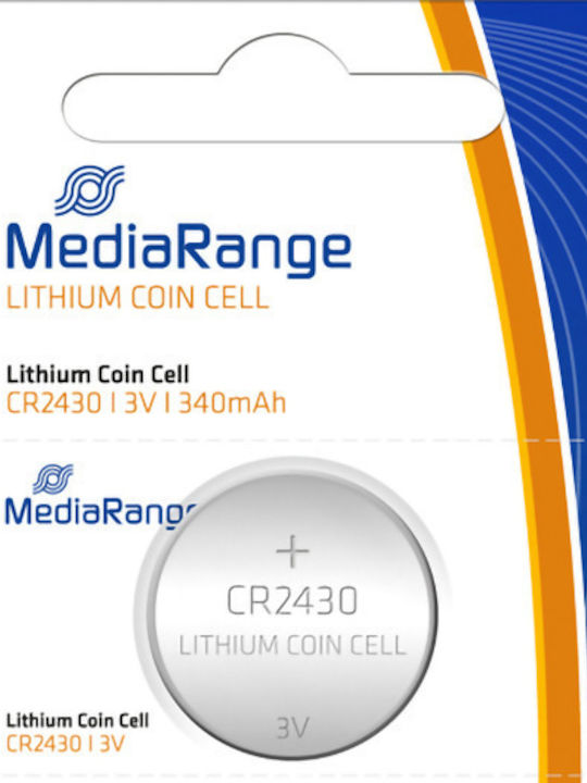 MediaRange Lithium Coin Cell Μπαταρία CR2430 3V 1τμχ