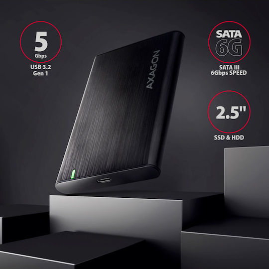 Axagon Θήκη για Σκληρό Δίσκο SATA III με σύνδεση Type-C