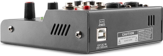 Vonyx VMM301 172.642 Combiner Analogic 3.0 Canale cu Putere Fantomă & 2 Intrări XLR & Bluetooth