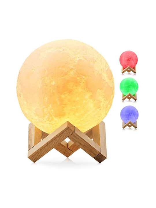 Decorative Lamp Moon Light LED Battery White