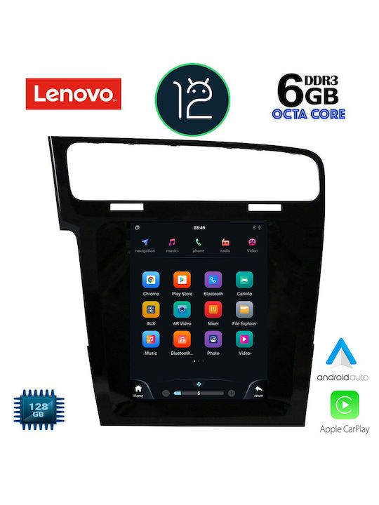 Lenovo Car-Audiosystem für Volkswagen Golf 2013-2021 (Bluetooth/USB/AUX/WiFi/GPS) mit Touchscreen 9.7"