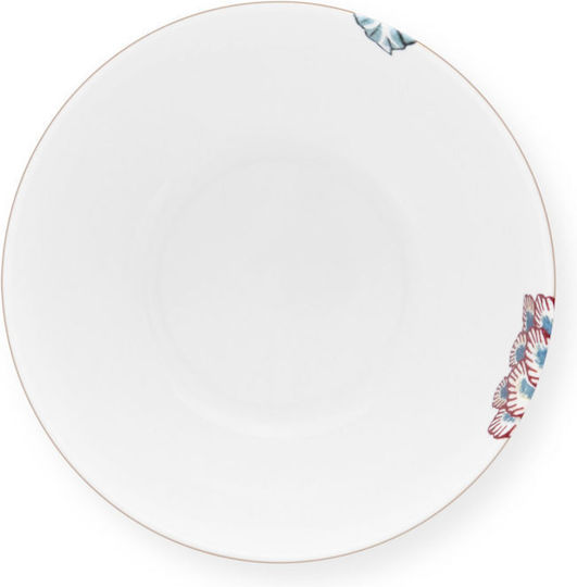PiP Studio Flower Festival Serving Bowl Round made of Porcelain with Diameter 12cm