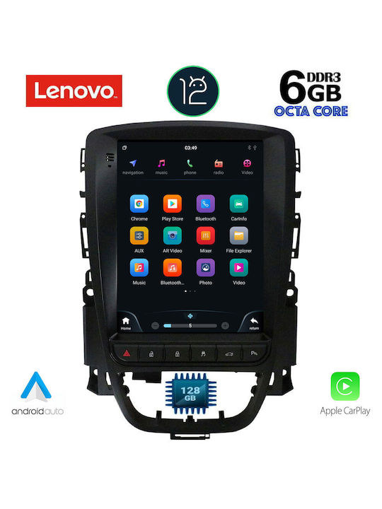 Lenovo Car Audio System for Opel Astra 2011-2016 (Bluetooth/USB/AUX/WiFi/GPS/CD) with Touch Screen 9.7"