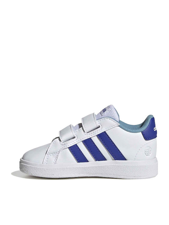 Grand Court GRAND COURT 2.0 Kids Sneakers with Scratch Cloud White / Lucid Blue / Preloved Blue