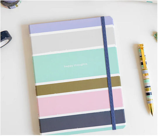 Filofax Good Vibes Notebook 56 Sheets A5 Ruled with Pen Holder
