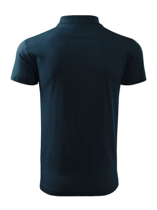 Adler Ανδρικό Διαφημιστικό T-shirt Κοντομάνικο σε Μπλε Χρώμα