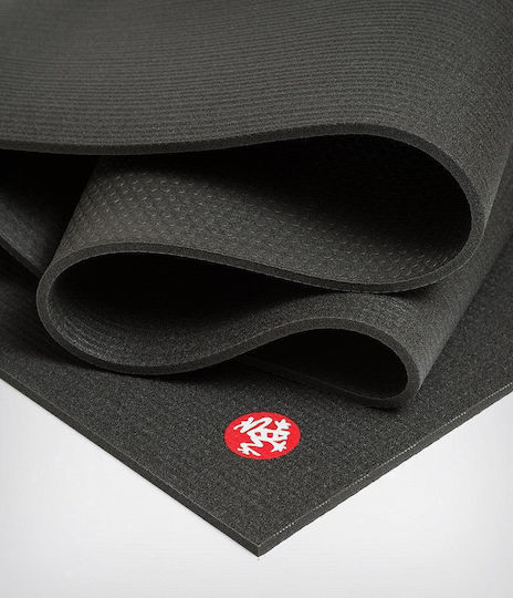 Manduka Pro Στρώμα Γυμναστικής Yoga Μαύρο (215x66x4.3cm)