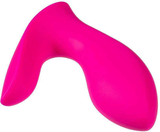 Lovense Flexer Mini Κλειτοριδικός Δονητής με Απομακρυσμένο Έλεγχο Insertable Dual Panty Vibrator 10.1cm Ροζ