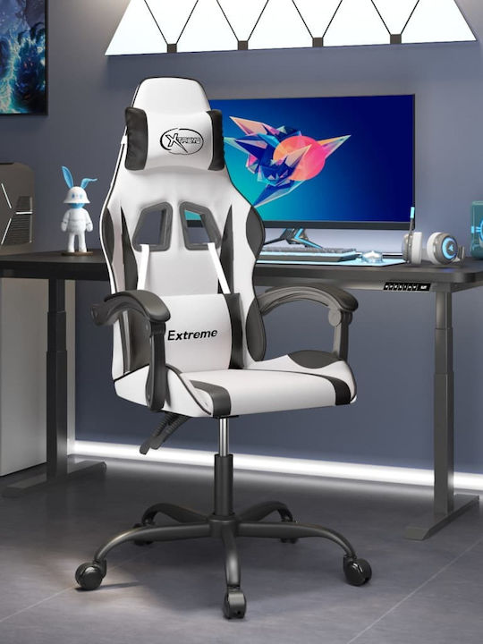vidaXL 349577 Gaming Stuhl White / Black